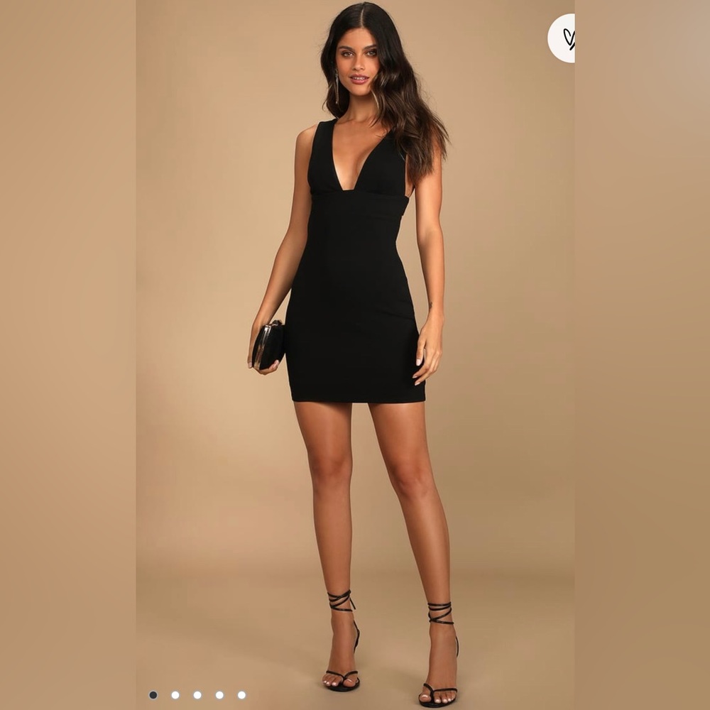 LULUS BLACK DRESS NEVER BEEN WORN NEW WITH TAGS